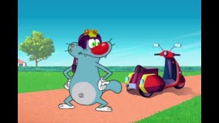 हिंदी Oggy and the Cockroaches  HIT THE ROAD OGGY S02E88 Hindi Cartoons for Kids [upl. by Buyer]