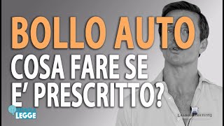 Bollo auto cosa fare se è prescritto [upl. by Wollis]