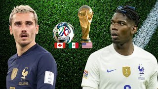 GRIEZMANN ET POGBA DE RETOUR POUR LA COUPE DU MONDE 2026 [upl. by Lawson480]