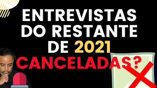 ENTREVISTAS DE 2021 CANCELADAS  ESPERAR O CONSULADO ABRIR  DATAS DISPONÍVEIS PARA ENTREVISTA [upl. by Euqinorev]