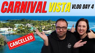 Carnival Vista Caribbean Cruise  Mahogany Bay Cancelled  VLOG Day 4 [upl. by Mauchi]