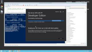 Microsoft SQL Server 2016 Developer Edition Installation using PowerShell SQL Server SSMS SSDT [upl. by Colis]