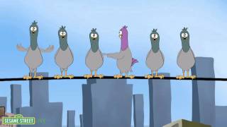 Sesame Street Song 9 Pigeons [upl. by Ahsilam811]