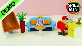 Playmobil JUGENDZIMMER FÜR HANNAH Demo Deutsch  Mit Schlafsofa amp Affenschaukel [upl. by Flam]