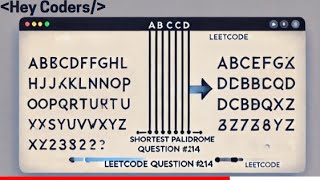 214  Shortest Palindrome  LeetCode  Java [upl. by Hoffmann]