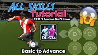 All skills in dream Ieague soccer tutorial [upl. by Iolande]