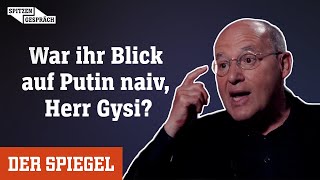 Gregor Gysi im Talk War ihr Blick auf Putin naiv  DER SPIEGEL [upl. by Calore]