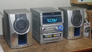 Aiwa NSX SZ70 y Parlantes Aiwa SXWNBL53 🔊🔥🔊🔥🔊🔥 TEST DE AUDIO [upl. by Tamas]