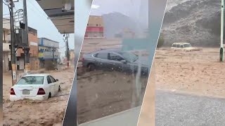 Floods in Medina Saudi Arabia [upl. by Tawnya]