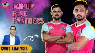 SWOS Analysis  Jaipur Pink Panthers PKL Season 10 Squad  Pro Kabaddi League 2023 [upl. by Vinson]