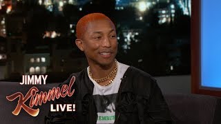 Pharrell Williams Doesnt Play Happy for His Triplets [upl. by Jaf]