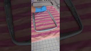 How to Clean Embroidery Hoops Clean your embroidery machine hoops machineembroidery smallbusiness [upl. by Aliet]