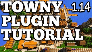 Towny Plugin Tutorial Basic Commands [upl. by Shayn]