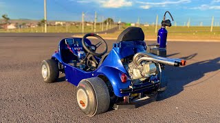 construindo um Go kart caseiro de Drift video completo [upl. by Flannery]