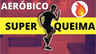 Treino aeróbico em casa SUPER TREINO EM CASA exercícios aeróbicos para emagrecer [upl. by Harolda]