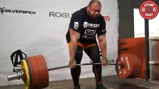 Ivan Makarov 502 kg Deadlift World Record Attempt [upl. by Orlosky]