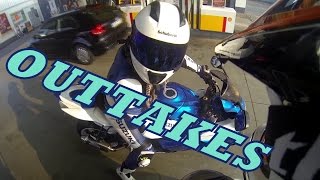 OUTTAKES amp FAILS  English Subtitles  Suzuki GSXR 1000 [upl. by Burger]