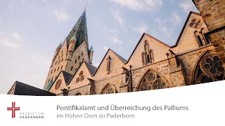 Live Pontifikalamt anlässlich der Übergabe des Palliums [upl. by Alyad]