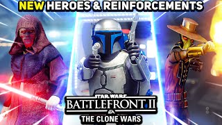 THIS adds NEW Clone Wars Heroes amp Reinforcements For Star Wars Battlefront 2 MOD Battlefront 2 [upl. by Ialocin]