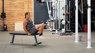 Seated Banded Hamstring Curl [upl. by Enaillil]