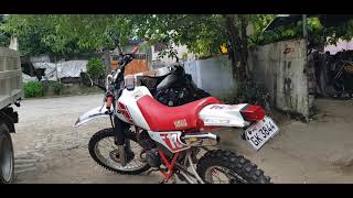 DT 175 Trail Bike Engine Start and Rev with Vforce Reed Valve Original not Copy [upl. by Armat562]