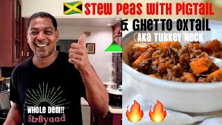 How To Make Stew Peas With Pigtail and Ghetto Oxtail AKA Turkey Neck [upl. by Saidel]