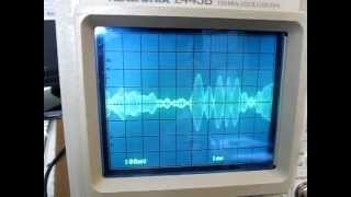 72 Simple Station Monitor for Ham Radio using an Oscilloscope [upl. by Leodora]