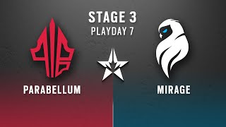 Parabellum vs Mirage  North American League 2022  Stage 3  Playday 7 [upl. by Fitting]