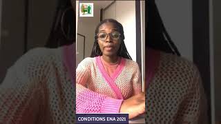 Conditions du concours de lENA 2021 Côte dIvoire [upl. by Estel]