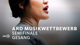 LIVE Semifinale Gesang  ARDMusikwettbewerb [upl. by Avihs471]