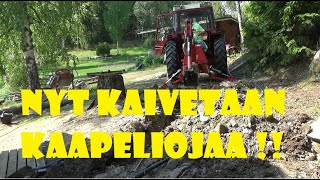 Venevajaprojekti osa 14 Nyt kaivetaan kaapeliojaa [upl. by Loughlin996]