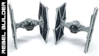 LEGO Star Wars TIE Fighter Comparison MOC vs Set 75211 [upl. by Alesandrini]