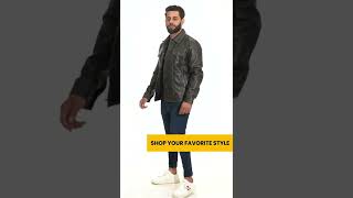 Best Mens Leather Jacket Collection  Angel Jackets [upl. by Rojam]