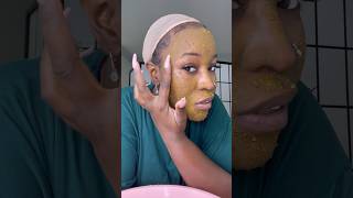 Turmeric Ginger amp Bentonite Clay face mask 🤗🌹beauty skin acne diy [upl. by Lorianna]