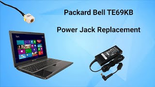 Packard Bell laptop ET69KB power jack replacement [upl. by Olwen]