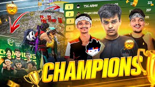 Tsg Army Champions FF Max Champions Trophy S4 🏆 Tournament Highlights Tsg Legend 🤯❤️ [upl. by Suivatra]