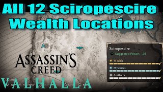 Assassins Creed Valhalla All Sciropescire Wealth Locations guide [upl. by Tallou]