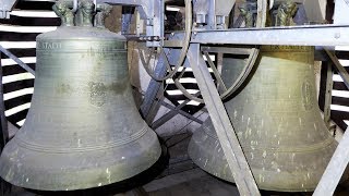 Hohenems Vorarlberg Geläute der Stadtpfarrkirche zum hl Konrad [upl. by Acirrej854]