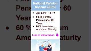 National Pension Scheme NPS in Tamil [upl. by Niltac]