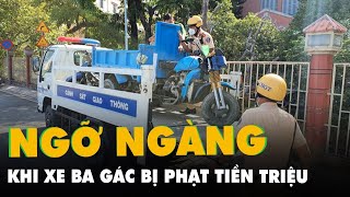 CSGT xử lý xe ba gác xe cũ nát Nhiều tài xế ngỡ ngàng khi bị phạt tiền triệu [upl. by Nerb]