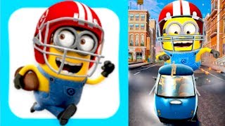 Despicable Me Minion Rush  QUARTERBACK MINION iPhone Gameplay [upl. by Acirea6]