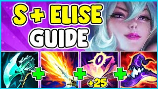 HOW TO PLAY ELISE JUNGLE amp SOLO CARRY IN SEASON 11  Elise Guide S11  League Of Legends [upl. by Forester980]