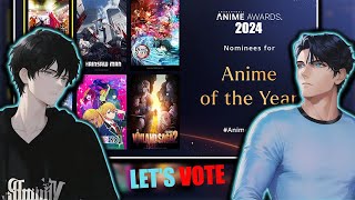 Anime Awards 2024 Cast Your Vote for the Best in Anime FTexplorewithsayyam1851 [upl. by Revlis553]