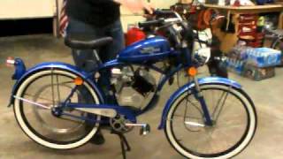 New Blue Whizzer Motorbike Running [upl. by Nickles]