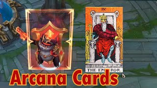 All the Arcana skincards and their Tarot card [upl. by Kester]