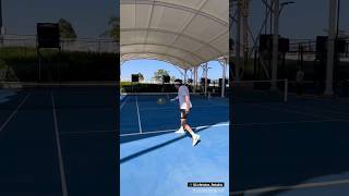 Stefanos Tsitsipas onehanded backhand 😍 ATP No 10 tennis [upl. by Olivero]