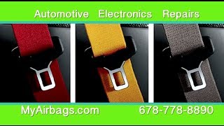 Seat Belt Old Cut Ripped Chewed  PreTensioner Repair Rebuilt Replacement  MyAirbags [upl. by Krueger860]