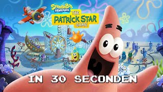 SpongeBob SquarePants The Patrick Star Game in 30 Seconden [upl. by Ecinehs165]