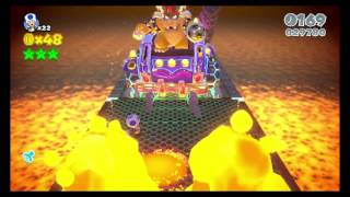 Super Mario 3D World CastleBoss Bowsers Lava Lake Keep [upl. by Dloreg76]