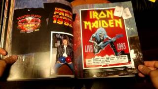 Unboxing  Flip Through Iron Maiden The Ultimate Unauthorized History Of The Beast Book [upl. by Salman]